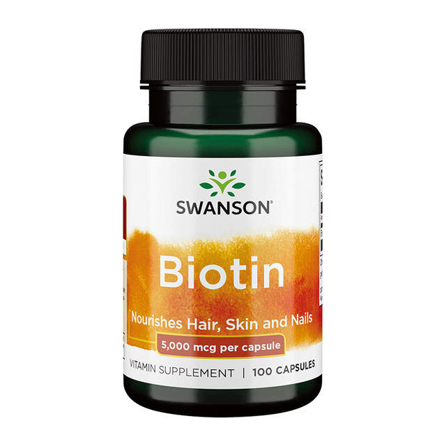 Swanson Biotin ແຄບຊູນໂພຊະນາການ