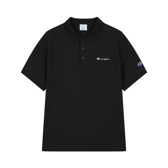 [凉感]Champion冠军短袖POLO衫男25夏季新款情侣机能翻领潮牌T恤