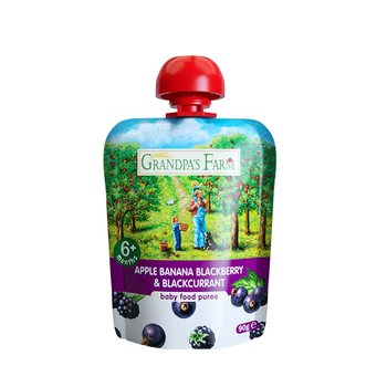 Grandpa’s farm baby fruit puree no added candy puree for infants and toddlers