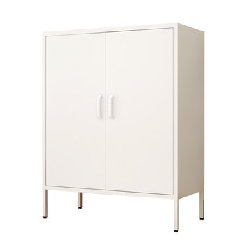 Nordic iron changhong glass sideboard storage cabinet