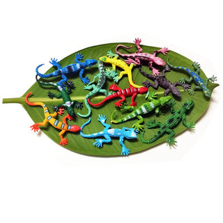 Simulated insect toy model mini chameleon