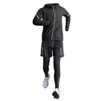 Sports suit men's running gym clothes quick drying
