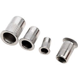 304 stainless steel countersunk head vertical rivet nut rivet nut flat head rivet nut M3M4M5M6M8M10M12