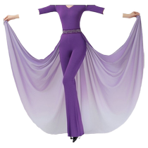 Fashionable gait catwalk waist gauze body ceremonial clothing girdle belt training clothing dance instructor group performance