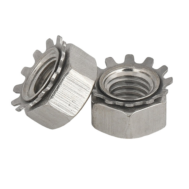 American k-type nut inch toothed nut