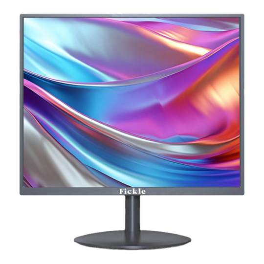 内置电源台式电脑显示器bnc监控av高清15 17 19英寸正方形屏幕dvi