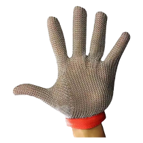Steel ring gloves 304 stainless steel wire anti-cut gloves wear-resistant anti-assassination fish saw bone machine angle grinder cutting machine special