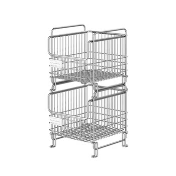 A health multi-functional kitchen multi-layer stainless steel spice rack