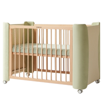Babudou Little Forest crib solid wood baby splicing bed removable multi-functional newborn bb bed crib