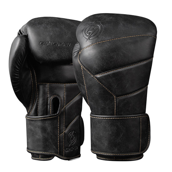 Jingpai-Professional Boxing Gloves-Microfiber Leather Latex Liner