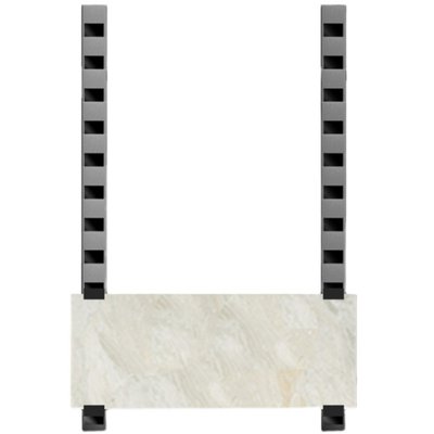 Punching strip display rack ceramic tile multifunctional floor stone wall hanging marble floor tile vertical adjustable seamless