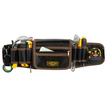 Multifunctional electrician waist bag canvas tool