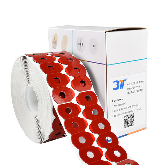 Противоскользящие двусторонние наклейки на линзы для очков 3T доступны в 5 размерах.