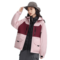 Duck workwear down jacket womens two-piece set 2024 autumn and winter new arrival one garment three wear warm thickened duck down jacket J