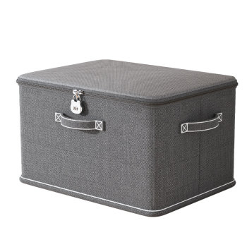 Quilt storage box large capacity household fabric clothing sorting box password lock wardrobe clothes layered storage tool