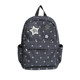 Korean style star plaid large capacity backpack for women