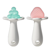 Cole fruit appetizing gum bébé bâton de broyage bébé gel silicone jouet peut être bouilli avec la bouche de silicone désir de mordre la main anti-manger