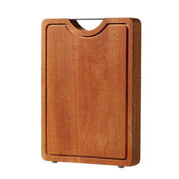 Wang mazi cutting board household cutting board antibacterial and mildew proof kitchen special ebony solid wood chopping board sticky board knife board
