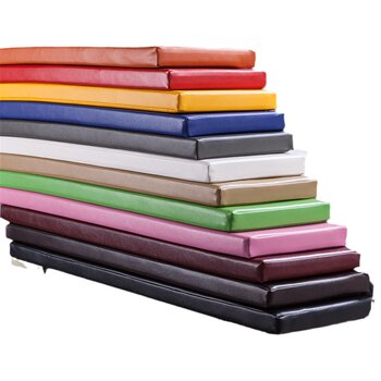 Custom leather rectangular sponge seat