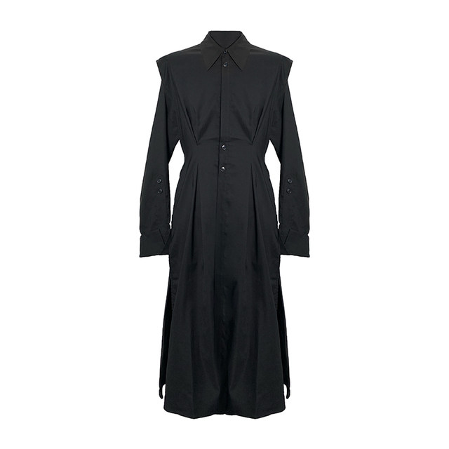 ILNya Lingzhi - Elegant Dark Victoria Trench Coat
