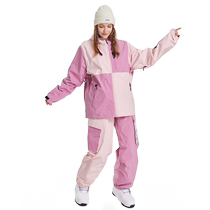 Kufeng Ski Wear Suit for Women and Men 2023 New Professional Winter Snow Jackets and Snow Pants Single Board and Double Board Equipment Waterproof Style