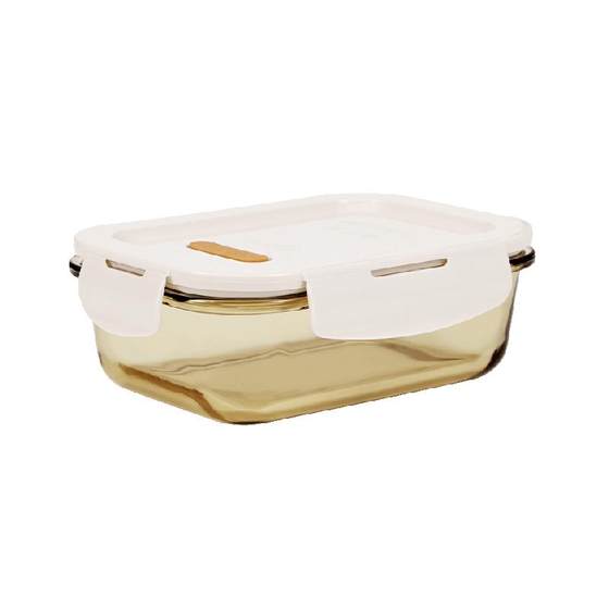 
Chuangde lunch box office workers' new glass fresh-keeping box microwave heating bento bowl special lunch box with rice with lid
