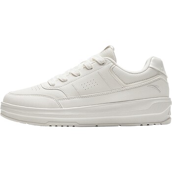 Anta retro thick-soled women's height-increasing white shoes