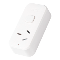 Deli 16a high power socket 16a to 10a extension cord plug board air conditioner water heater plug strip converter