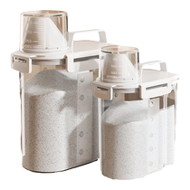 Jia helper rice bucket household grain storage box moisture-proof sealed flour storage tank barreled rice container