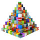 My magnetic cube world building blocks DIY toys