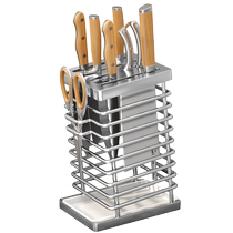 刀架菜刀置物架不锈钢2023新款厨房家用台面放刀具架子多功能收纳