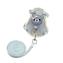 (Self-operated) Dog Leash Vest Type Dog Leash Small Puppy Pomeranian Teddy Bichon Pet Chest Strap