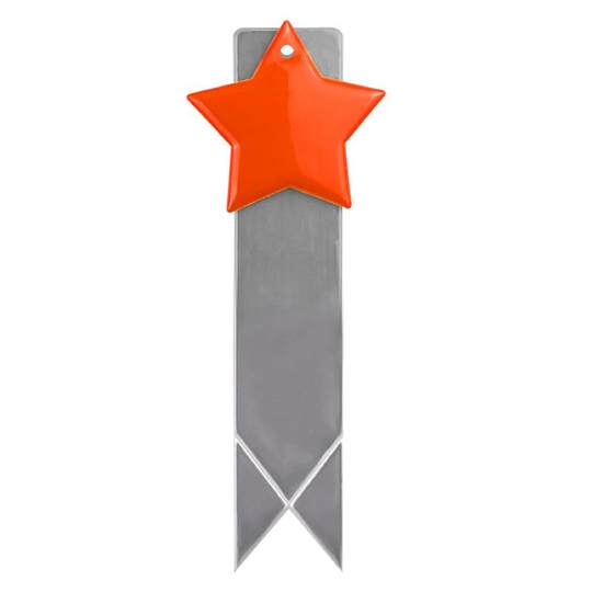 五角星反光飘带安全警示骑行挂件自行车装饰创意小挂饰单车休闲骑