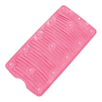 Household foldable silicone washboard bathroom multi-functional soft suction cup anti-slip kneeling punishment artifact washboard