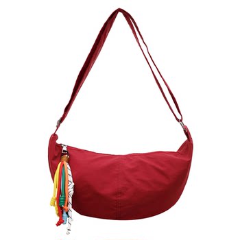 Casual versatile canvas bag lightweight shoulder crossbody bag