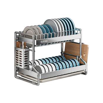 True 304 stainless steel bowl rack large capacity anti-corrosion and rust