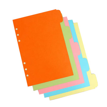 Loose-leaf loose-leaf refills, color separators, separators