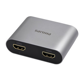 飞利浦HDMI切换器三进一出4K高清视频双向切换5进1出共享切换器