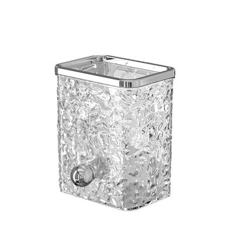 Water-ripped light luxury toothpaste comb wall-mounted storage box