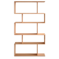 Quanyou Home Pure Solid Wood Bookcase 2024 New Bedroom Study Storage Bookcase Balcony Shelf DW8025