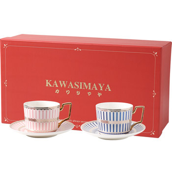 Kawashimaya European-Style Coffee Cup, High-End and Exquisite, Suitable as a Gift for Newlyweds, Housewarming, or Moving into a New Home, Practical for Gifting