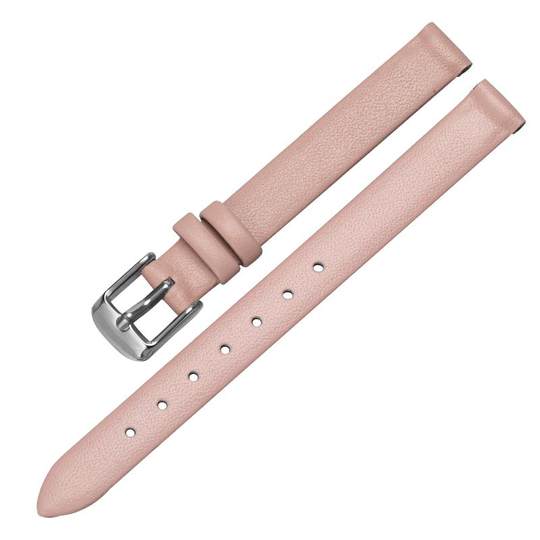 小绿表手表带真牛皮玫瑰原装米兰钢带小绿表防水真皮表带rose