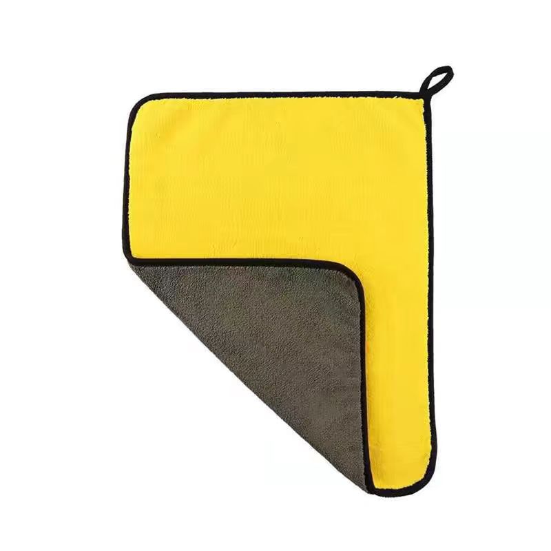 Fishing hand towel wipe fishing rod towel double-sided thickened water-absorbent color-fading cleaning towel thickened non-stick bait hand towel