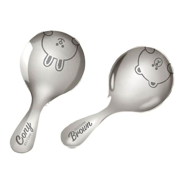 LINE genuine co-branded stainless steel spoon