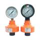 Pressure-resistant UPVC/PVDF plastic diaphragm pressure gauge 786