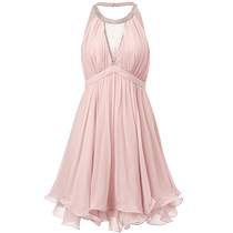 (Exotic·Morocco-same style in shopping malls) MAXRIENY elegant and romantic peach pink A-line babydoll skirt