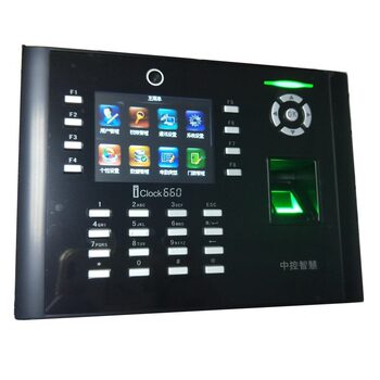 Entropy iclock660 fingerprint attendance machine zhongkong iclock660 access control machine can add id/ic english and traditional chinese