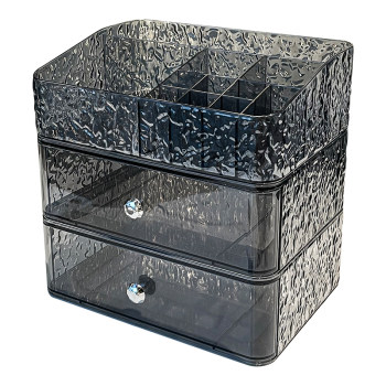 Du hu transparent drawer cosmetic storage box