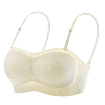 Smear sans bandoulière lingerie femelle antidérapant invisible No marks Summer fine style Cool Wrap Chest-proof Walk Light Bra Hood