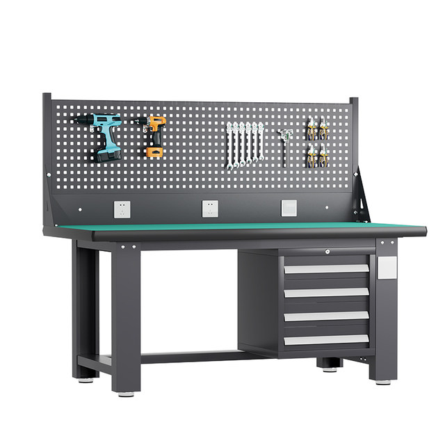 Thickened heavy-duty workbench fitter bench factory workshop anti-static workbench school laboratory maintenance tool table